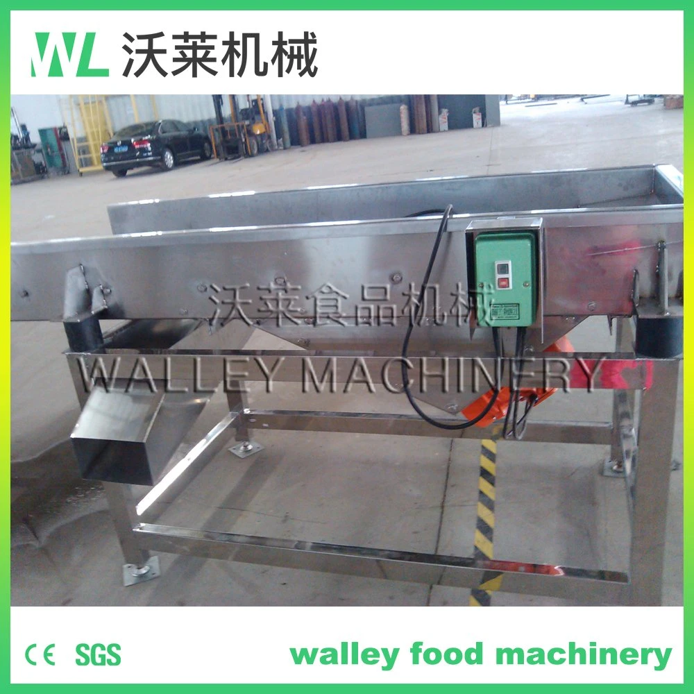 China Vibrating Grader Vegetable Dewatering Machine Fruit Drain Water Vibrator