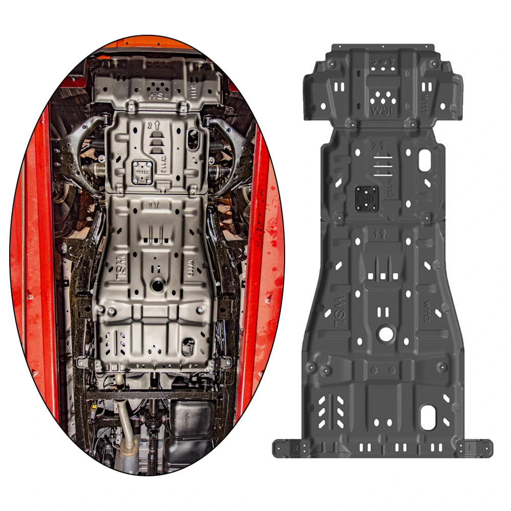 Fabricante OEM de fábrica para Isuzu Mu-X y D-Max Accesorios placa de Skid Protección de la caja de transferencia de la transmisión del motor
