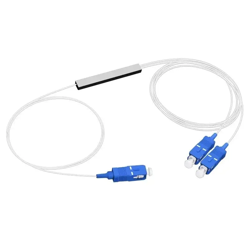 1X8 1X16 1X32 Cabo de aço divisor PLC de fibra óptica PLC de 2 vias e 4 vias e 16 vias, divisor de fibra óptica Equipamento