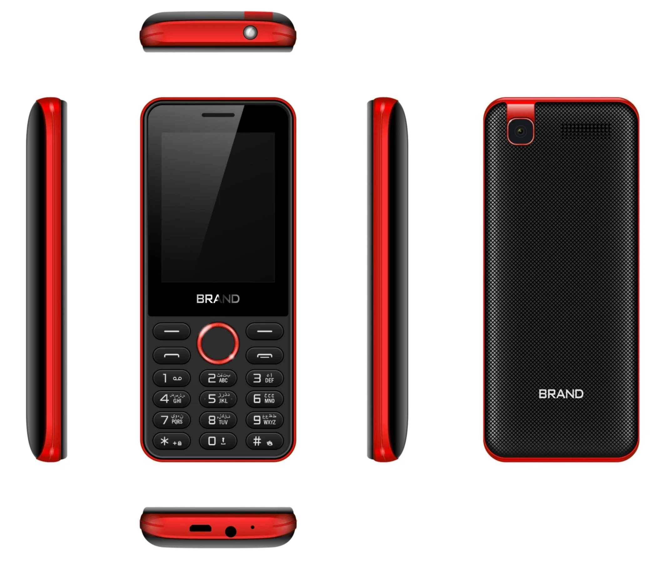 2,4" 3G 4G Mobile Wireless FM vibración para los ancianos de Nokia Teléfono