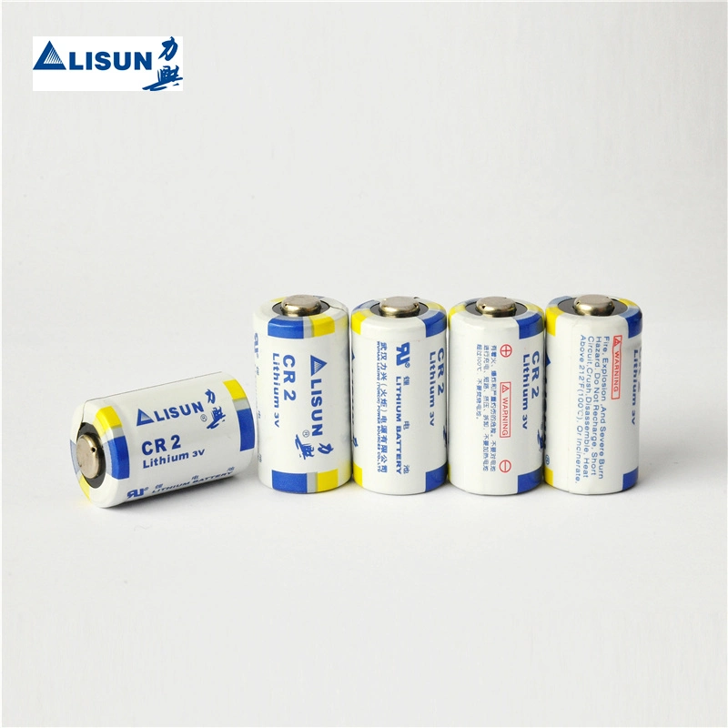 Photo Lithium Battery Battery 3V Cr2 850mAh with Cylindrical Shape