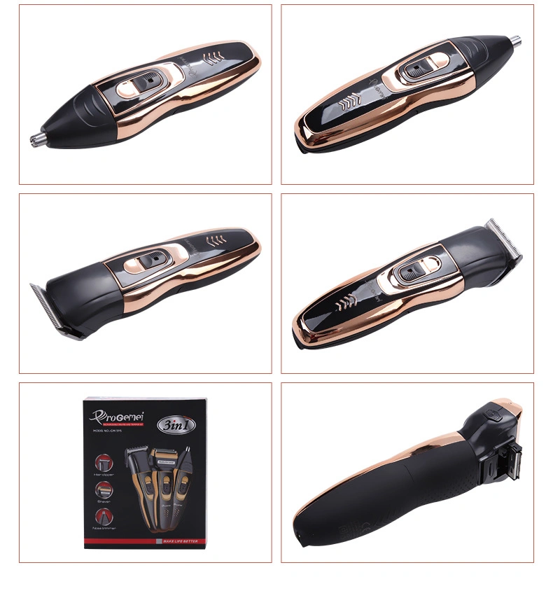 Eléctrico profesional Peluquería Cabello Clipper recargable Cabello Trimmer pantalla digital Cortador de salón