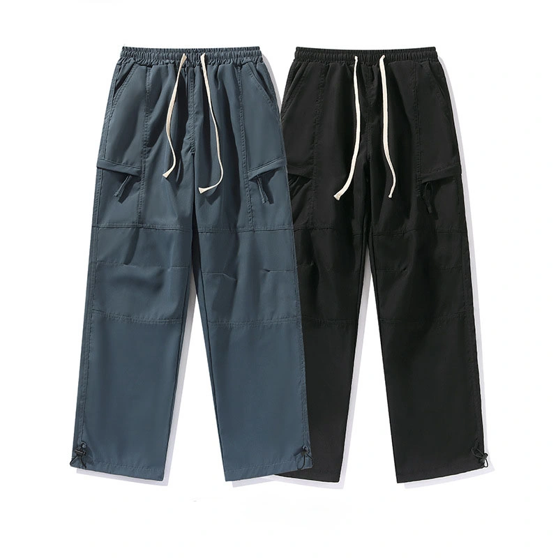 Hot Sale Cargo Trousers Multi-Pockets Work Trousers Casual Comfortable Men Double Knee Work Pants