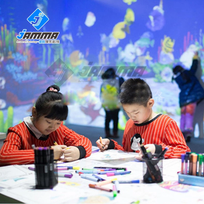 Magic Painting Touch Table Interactive Game Simulation Machine