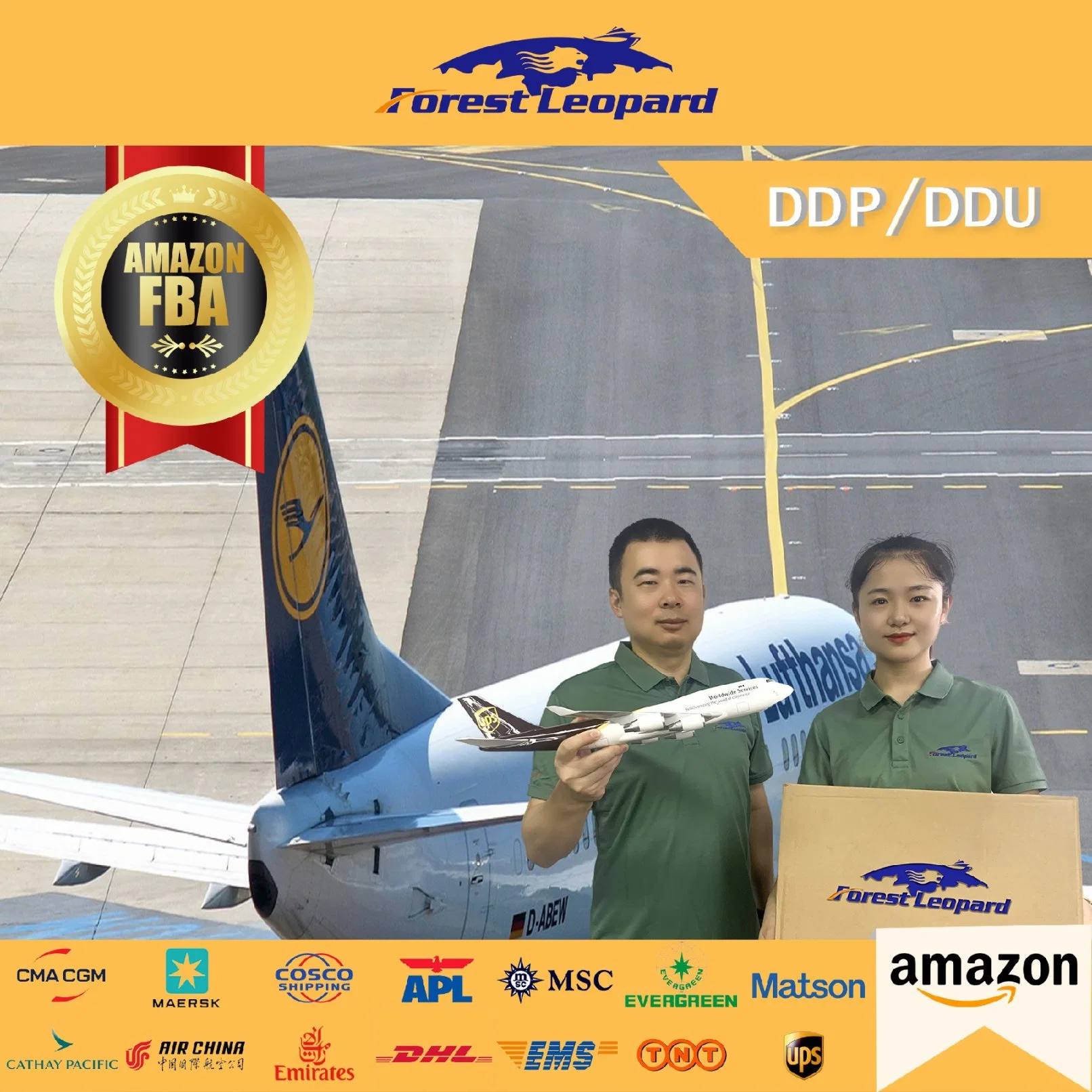 Qingdao Shenzhen Ningbo Shanghai Amazon FBA International TNT Sea Air DHL Spediteur