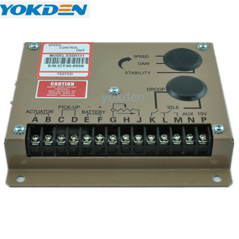 Panel de control de velocidad del controlador de velocidad del generador de la EDS5111