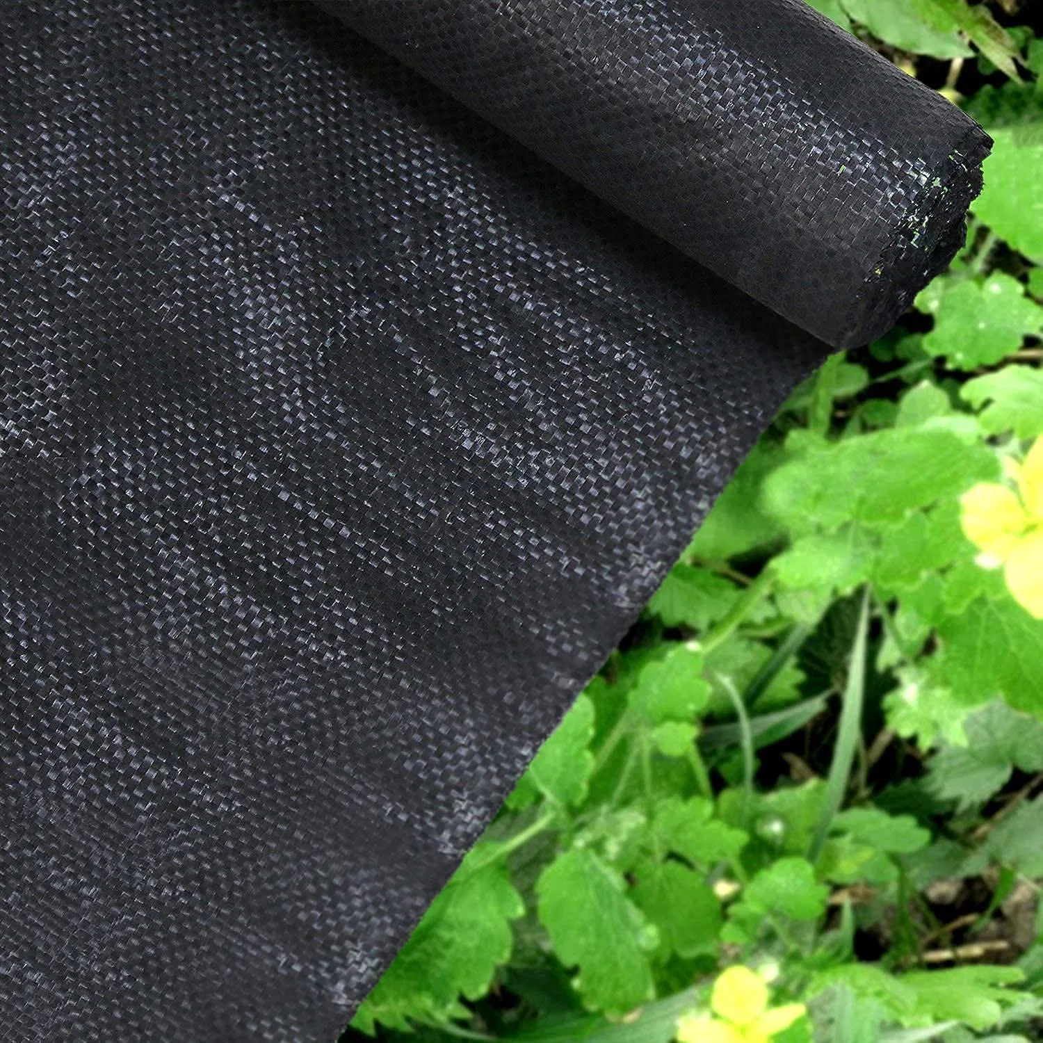 100% HDPE Garden Weed Blocking Fabric, High Density Woven Landscape Fabric, Heavy Duty Premium Weed Blocking Fabric for Landscaping