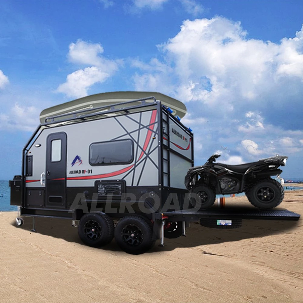 Suministro de fábrica de techo rígido 4X4 Offroad UTV VEHÍCULO RV Camper tráiler