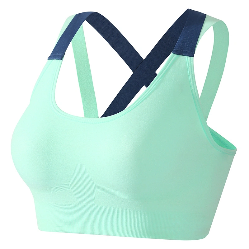 Soutien-gorge de sport à bretelles fines et volantées pour femmes, vêtements de sport.