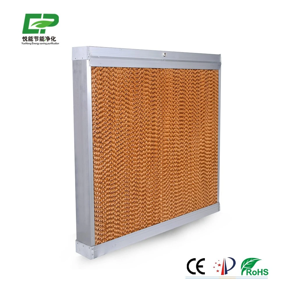 Poultry Farm Cooling System Cellulose Evaporative Cooling Pad Wall with Stainless Steel