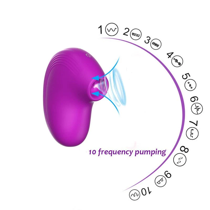 Vibrador G Spot chupar Clitoris 10 USB de carga de la vibración de frecuencia de la vagina vibrador de masaje