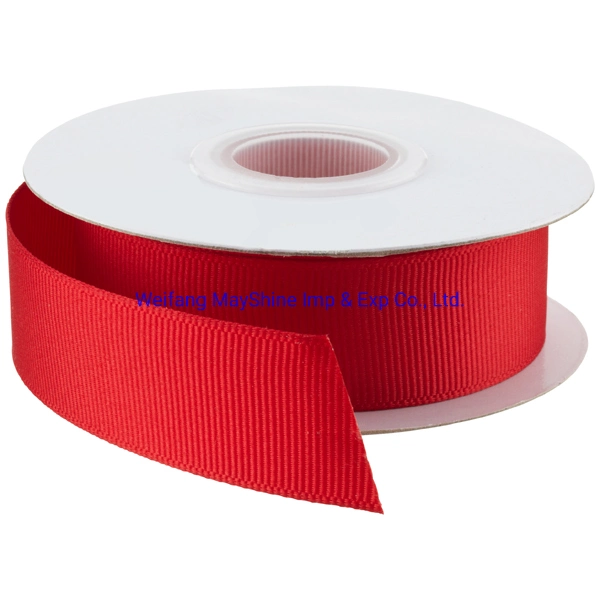 1 Inch 2 Inch Satin Ribbon Wholesale/Supplier, Solid Color Single Face Woven Edged Satin Ribbon