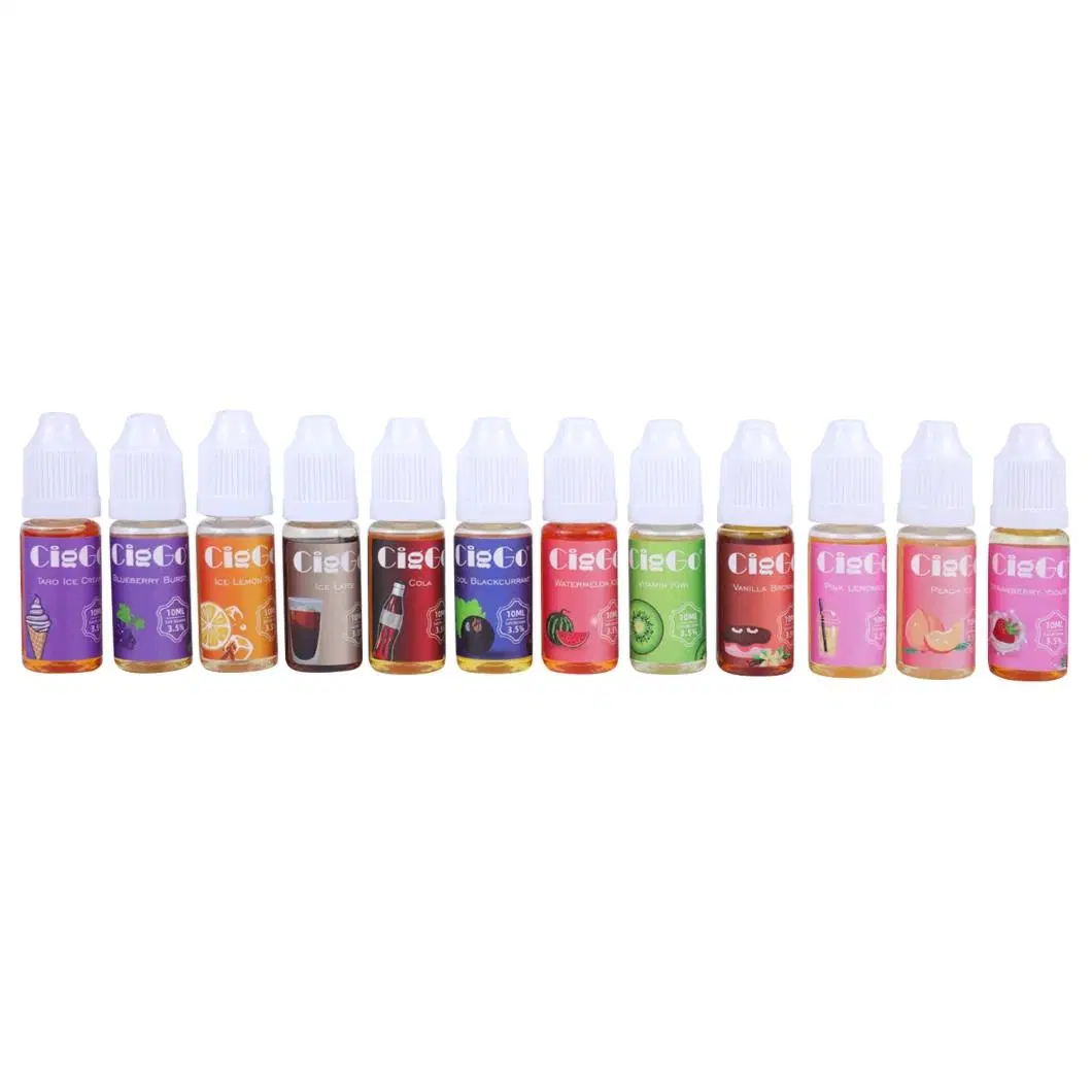 Commerce de gros 10ml E-Liquide sel Nic Vape jus pour l'E-Cig Eliquid Premium