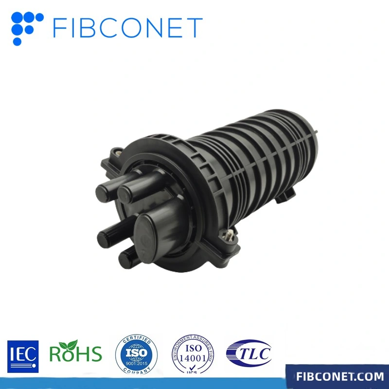 FTTH 24 Cores Waterproof Outdoor 1in 4 out ABS/PP/PC 24/72/48/96 Cores Optical Fiber Optic Splice Closure