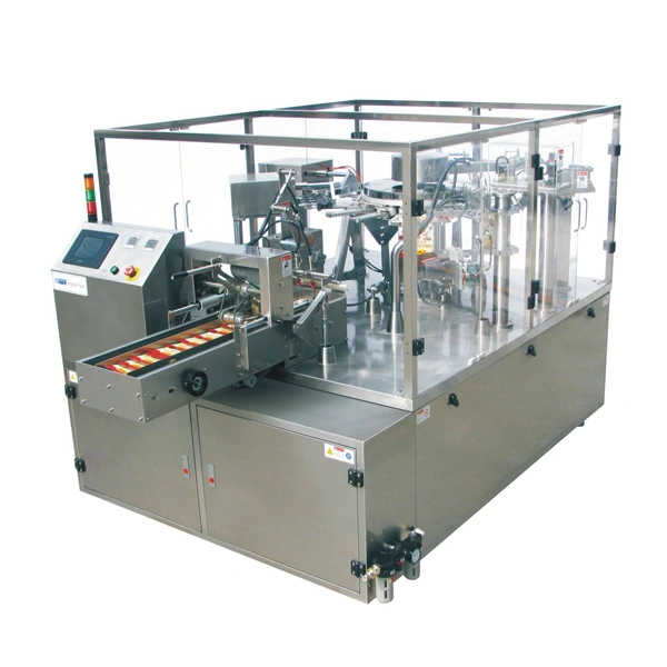 Manufacturer Selling Automatic Multi-Function Rotary Pre-Made Pouch Bag Filling Powder Packing Machine