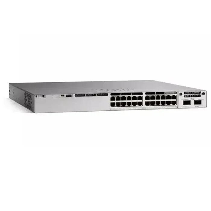 شبكة Cisco Catalyst C9300-24T-E Network Switch 9300 24 Port مفتاح C9300-24T-E