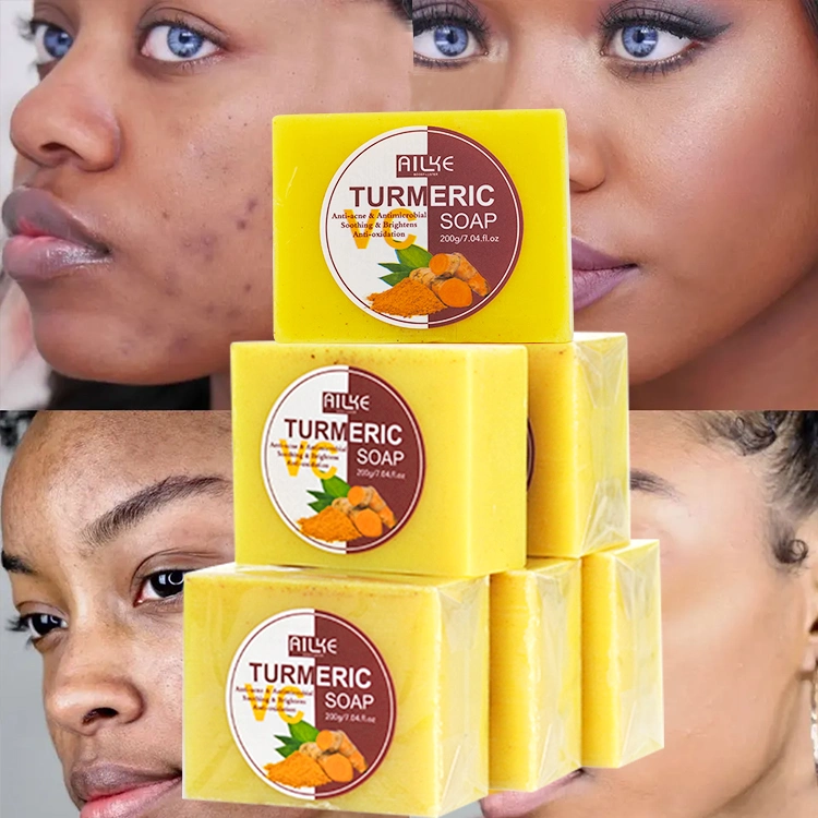 New Product Brightening Face Acne Clearing Men Best Seller Organic Bar Handmade Whitening Soap for Black Skin