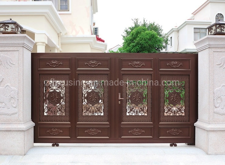 Attractive Latest Aluminum House Main Gate Design for Villa Gate