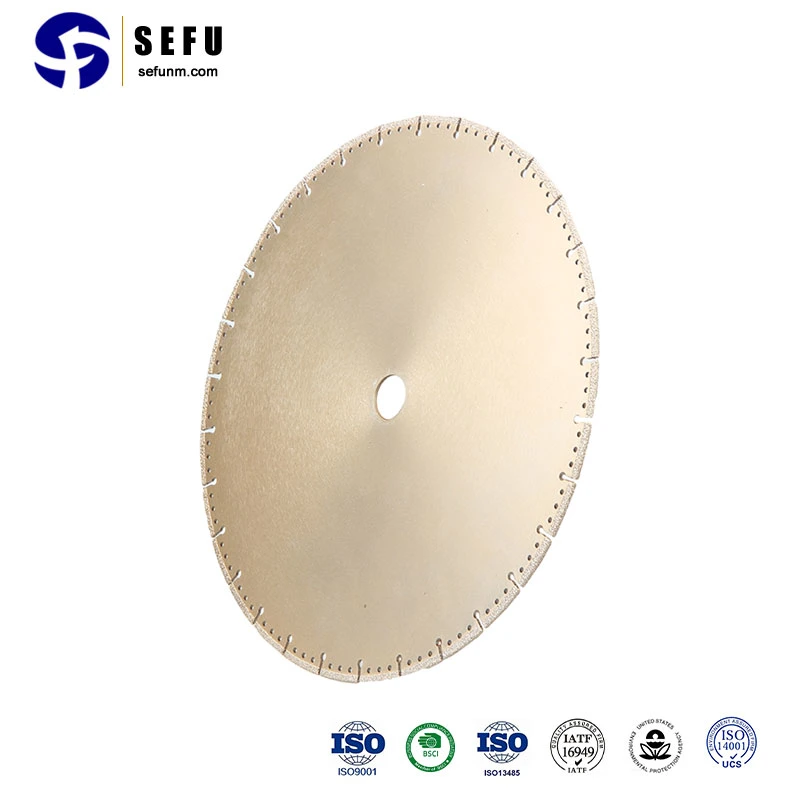 Sefu China Saw Blade Suppliers Super Abrasive Tools Brazing Diamond Cutting Blade Diamond Cutting Saw Blade Diamond Edged Saw