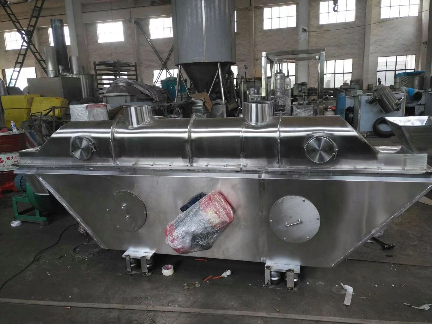 China Manufactory Carbon Steel Fluid Bed Dryer Drying Machine for Food Sea Salt