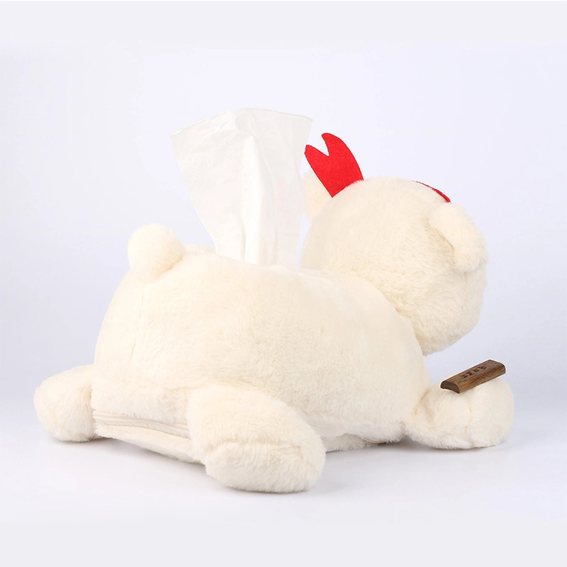 Wholesale/Supplier Cute Furry Soft Rabbit Animal Removable Napkin Cover Tissue Box Plush