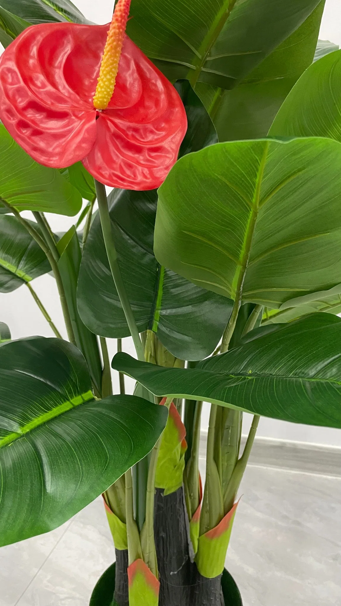 Classical Quintuple Anthurium Hot Sale Can Be Customized, Artificial and Decorative Plant Flower Tree