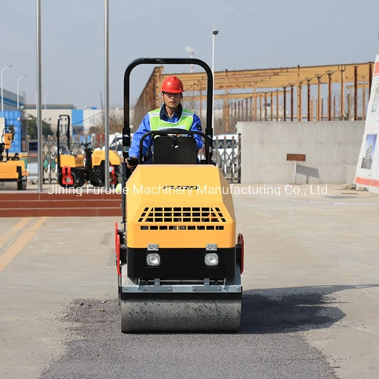 Construction Equipment 1.5 Ton Double Drum Compactor Road Roller