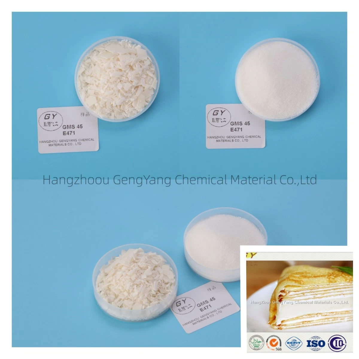 Nature Food Ingredient E471 Mono-and Diglycerides Gms Factory Price