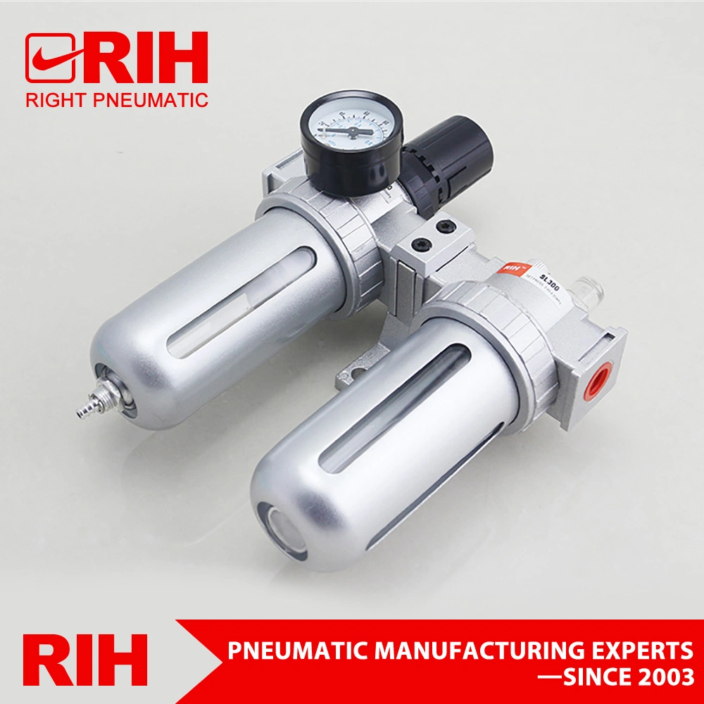 Стандартный лубрикатор водяного ловушки для давления подготовки источника воздуха серии SFC Регулятор воздушного фильтра с ручным дренажным устройством