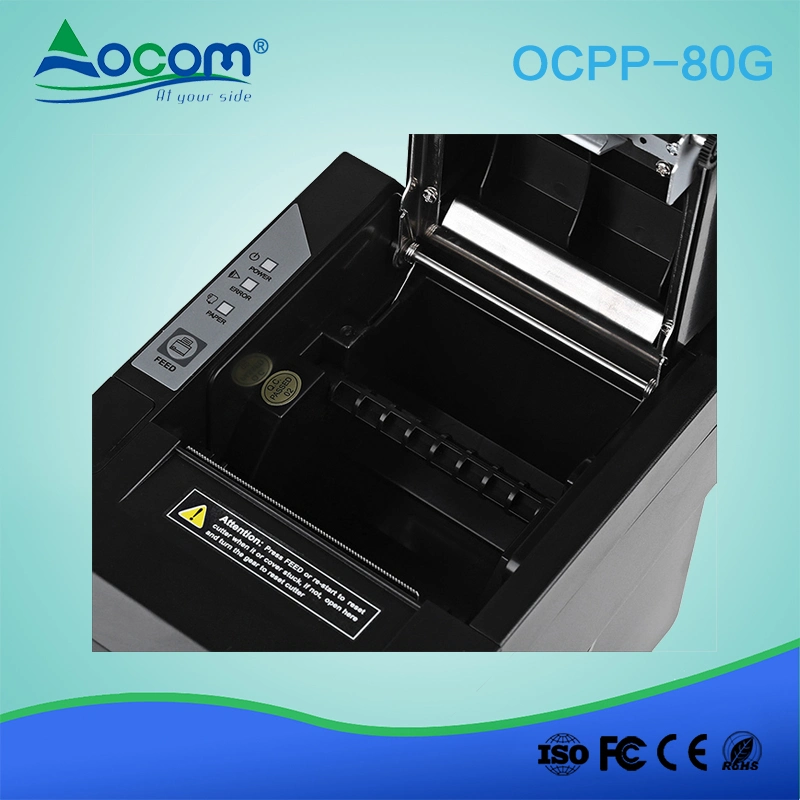 OEM Desktop Wall-Mounted 80mm Thermal Printer with Auto Cutter