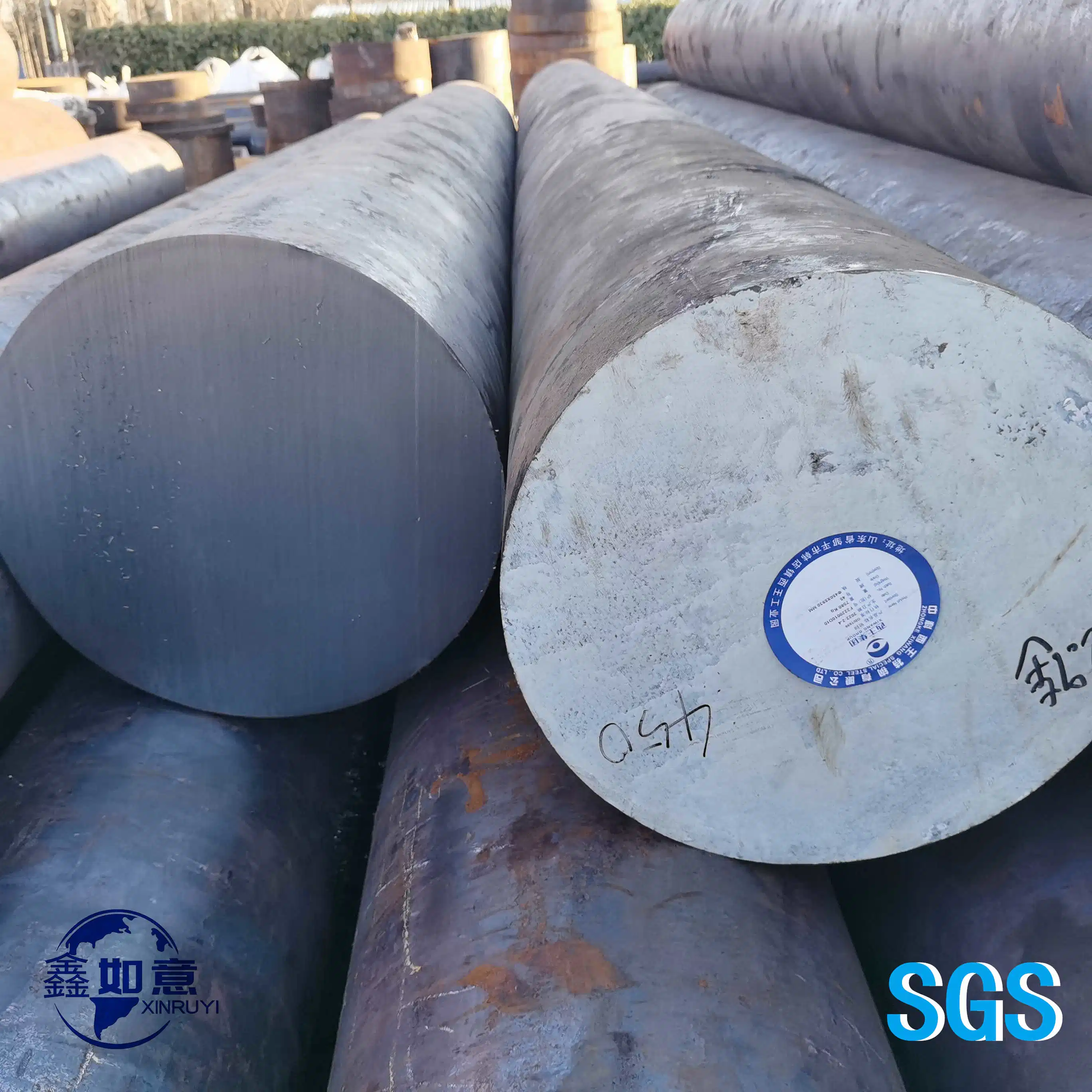 ASTM A36 S355jr Ss490 SAE 1010 1045 Dia 15/20/25mm caliente Acero al carbono de aleación forjado laminado/ 304 316L 310S 2205 321 Barra redonda de acero inoxidable 904L 316Ti 2507 C276