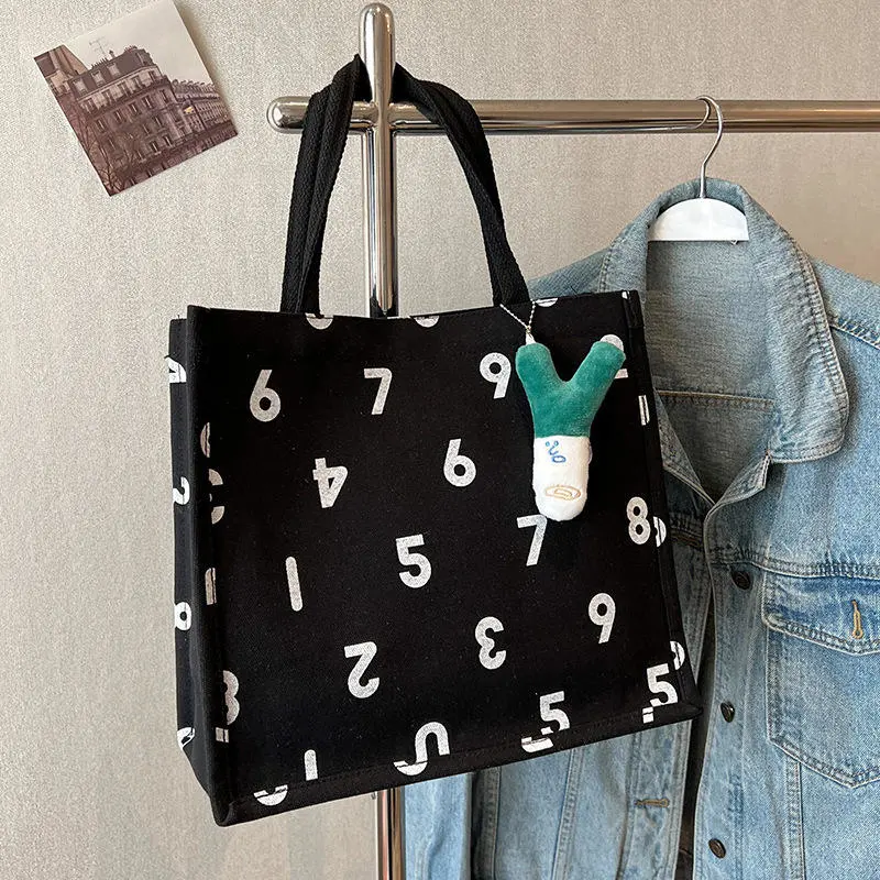 Wholesale/Supplier High quality/High cost performance  Number Office Travel School Canvas Tote Bag