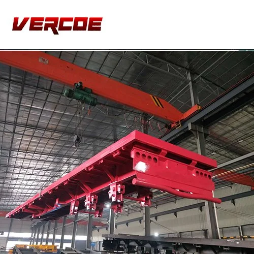 Vercoe 3 Axles 40FT Flatbed Container Truck Tractor Trailer for African