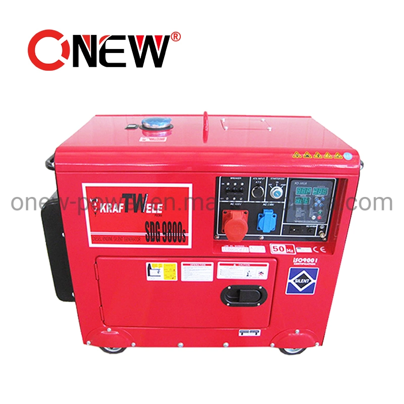 China 220V 50Hz 60Hz 3 fase 12,5kVA 13kVA silencioso/insonorizado Diesel/gasolina Grupo Electrógeno eléctrico Denyo/generación/generación Precio a prueba de sonido