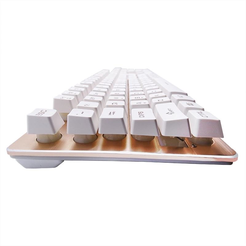 Réseau câblé de bricolage de haute qualité de l'Ergonomie Clavier rétroéclairé mécanique