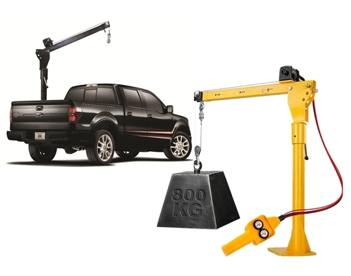 Manual Used Hydraulic 1 Ton Mini Truck Mounted Crane