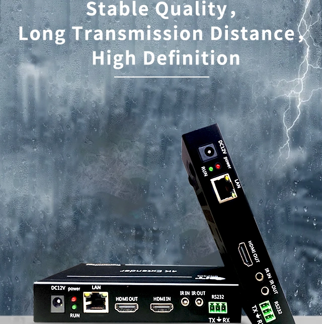 in Stock Support 4K * 2K @ 60Hz Transmission Distance 70 Meters HDMI Video Transmitter