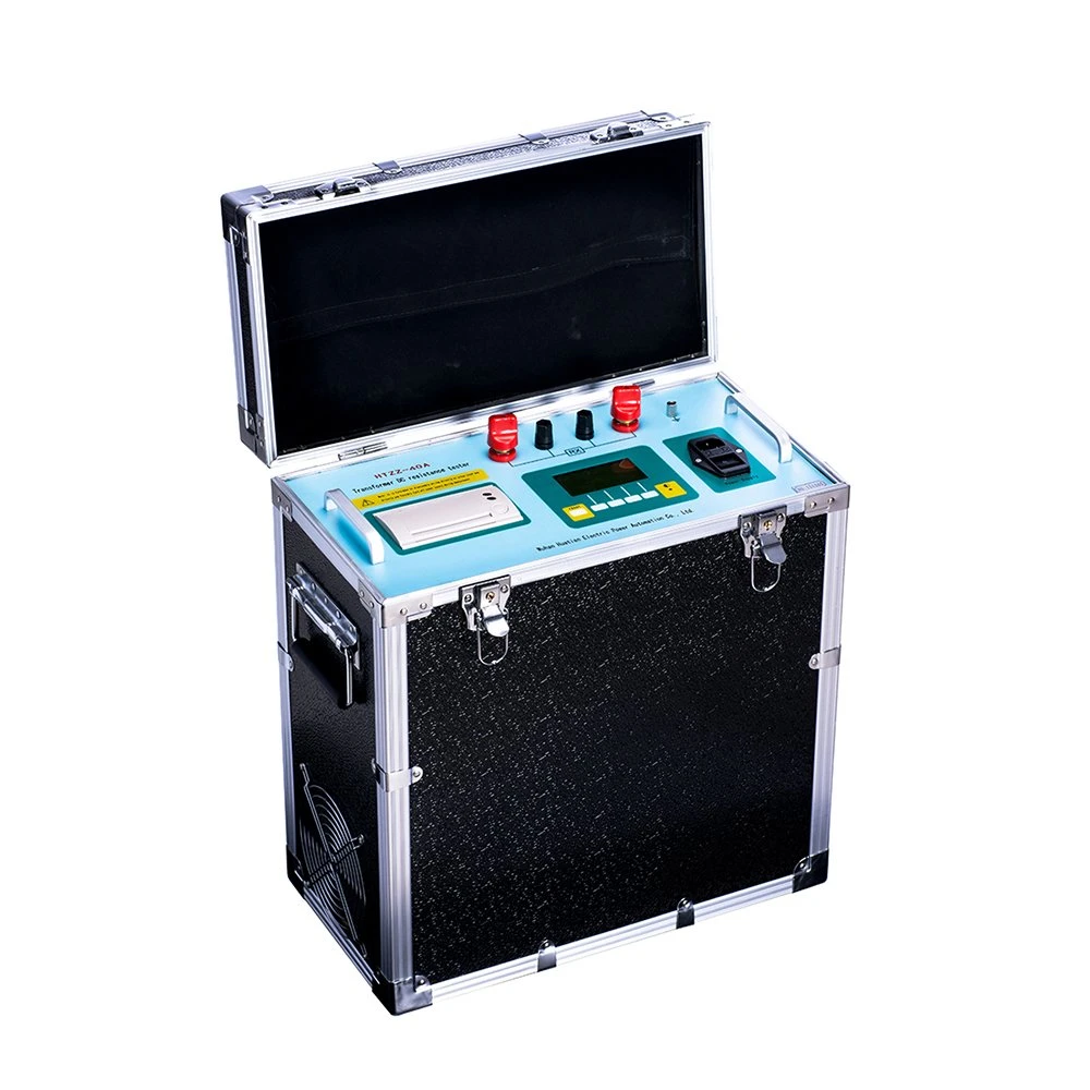 Htzz-40A Latest Style Chinese Factory Transformer Winding Resistance Test Measuring Instrument