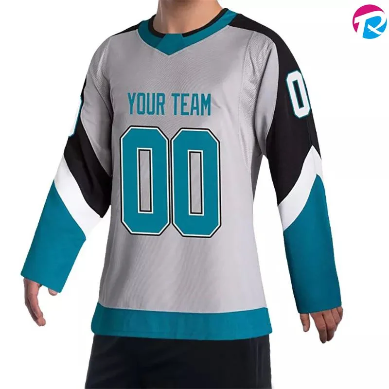 Sublimated Printing Ice Hockey Jersey Custom Made Youth Sports Team Custom Ice Hockey Uniform Clothing