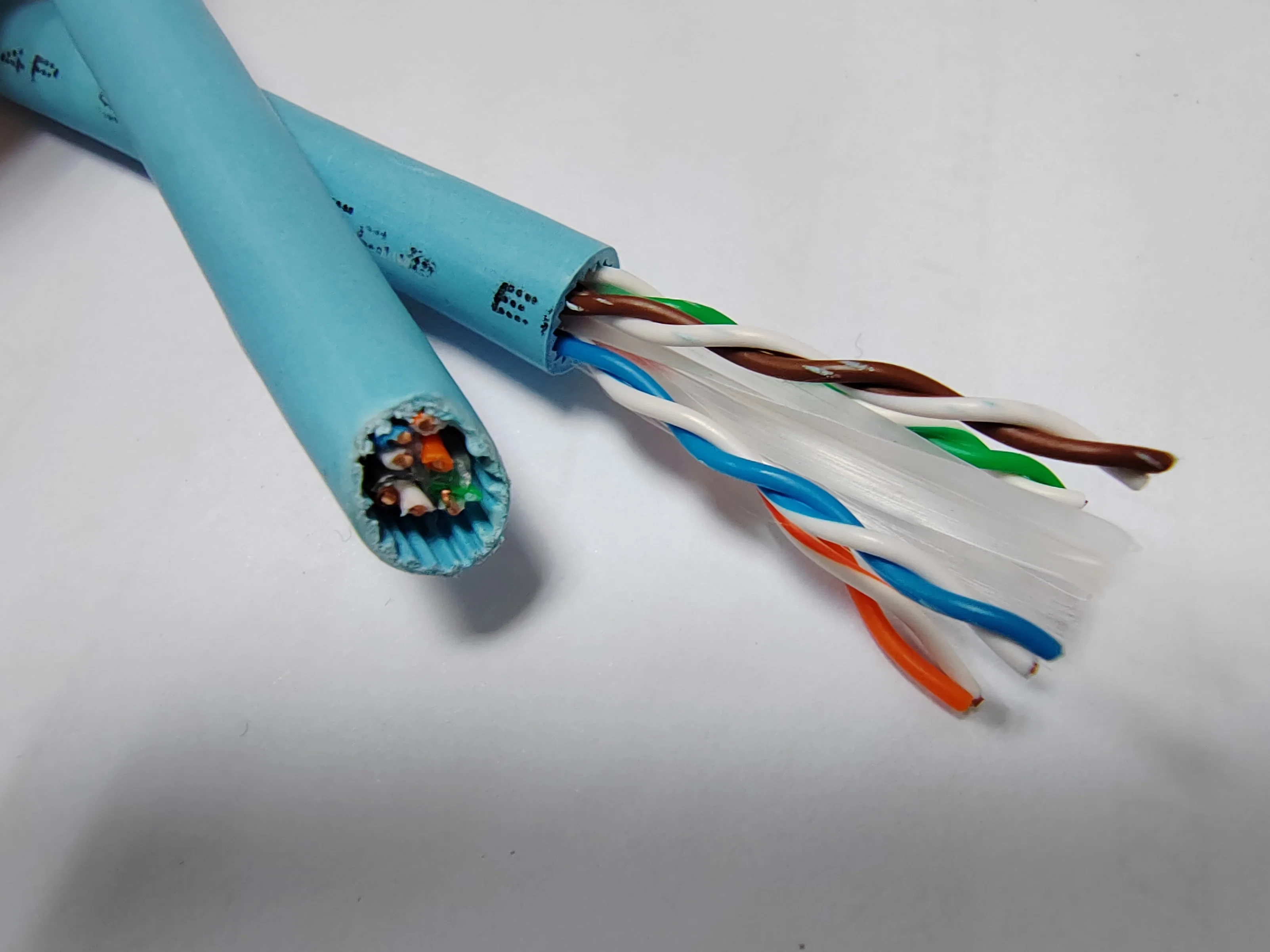 F/UTP CAT6 23AWG + lámina de PVC PE a través de par trenzado no blindado/Cable de ordenador/ Cable de datos Cable de comunicación///Conector de cable de audio