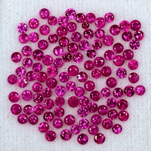 High quality/High cost performance Ruby with Round Shape for Decoration