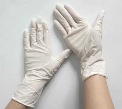 Gants chirurgicaux stériles jetables en latex de caoutchouc naturel