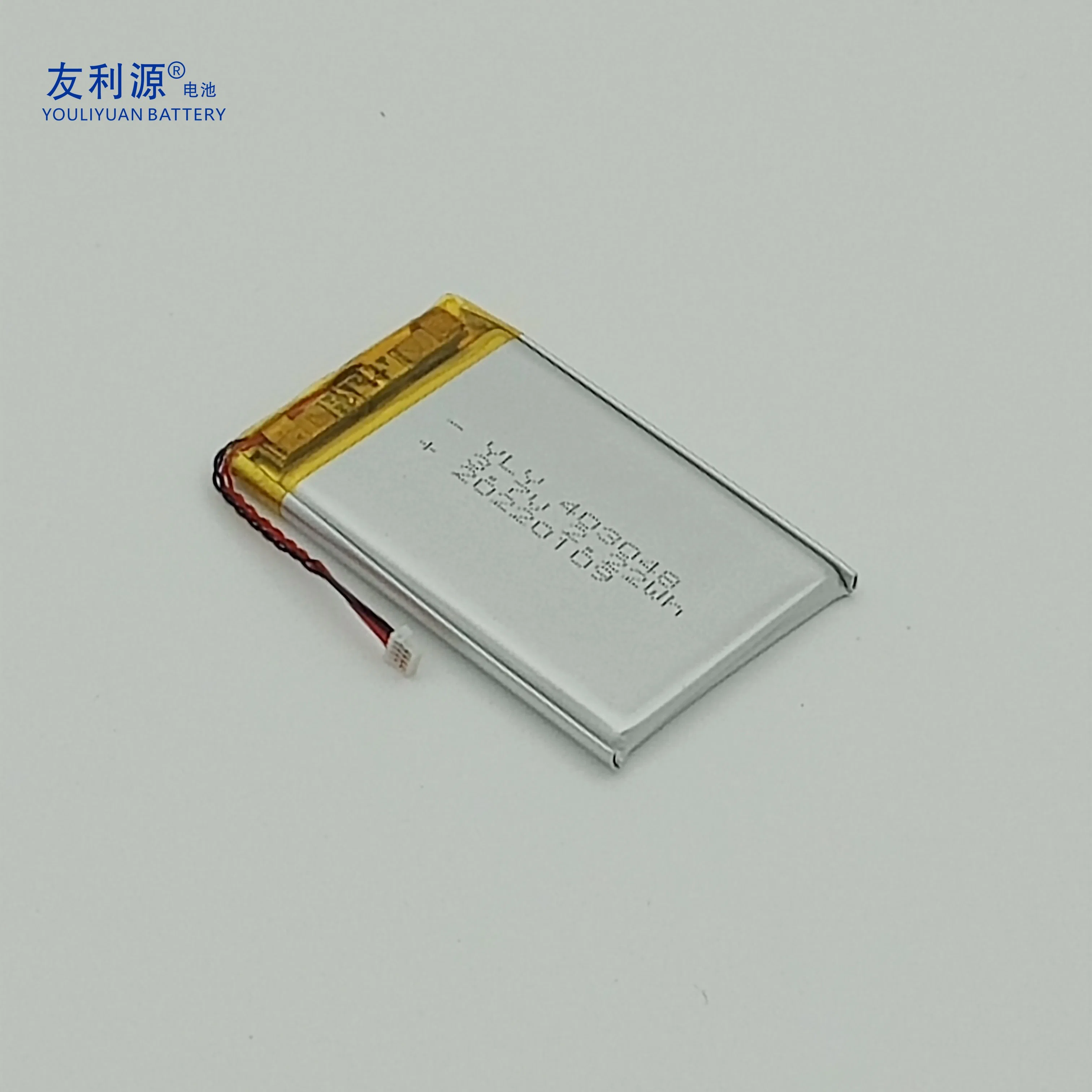 precio de fábrica dispositivo electrónico de consumo auricular altavoz batería de polímero de litio Pequeña batería de 403048 600mAh mini Lipo