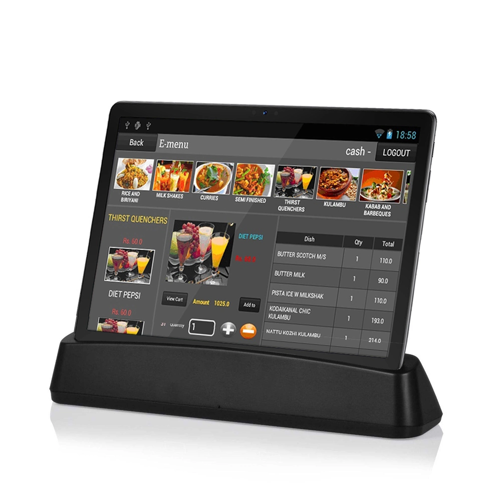 Abnehmbare POS-Maschine Touchscreen Android POS Tablet ODM 11inch Restaurant Bestellen Tablet 14inch POS Tablet Android