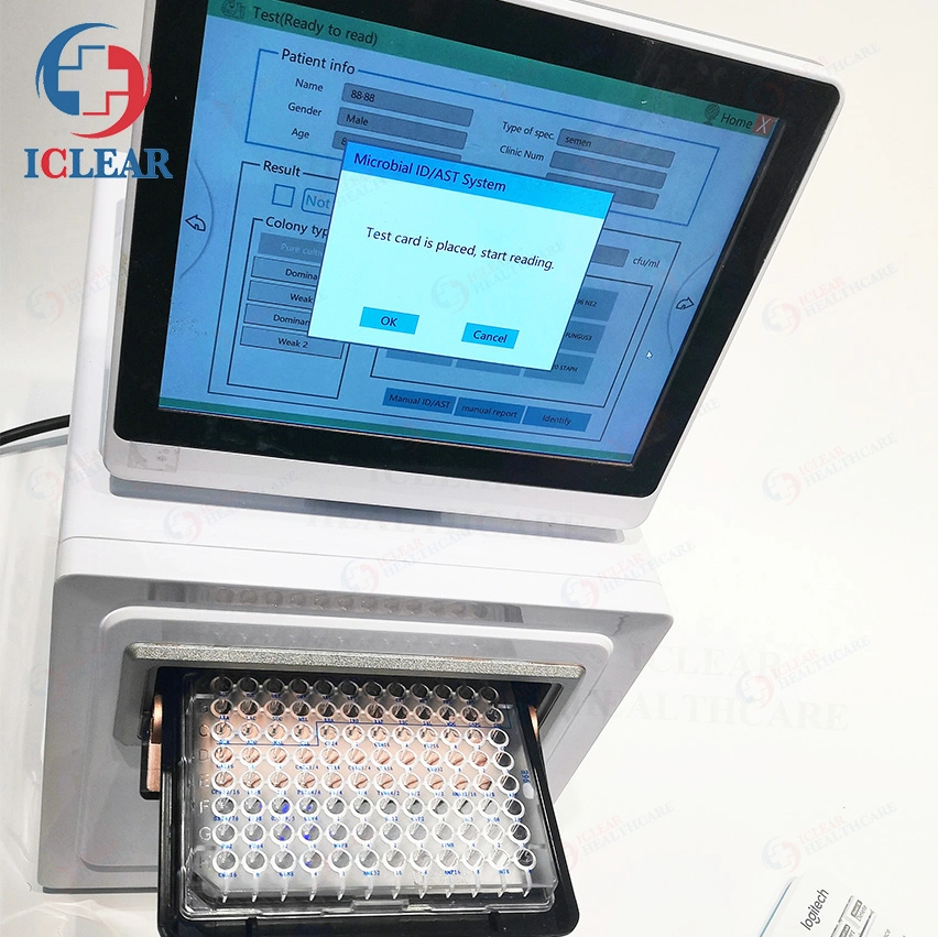 Automático de Identificación de bacterias Mini sistema de análisis de sensibilidad de las drogas de AST/ID.