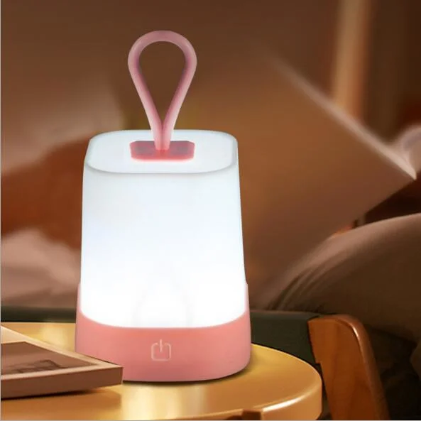 Chambre à coucher Cute lumière de nuit de sommeil lanterne de Camping Kids Light Touch lampe