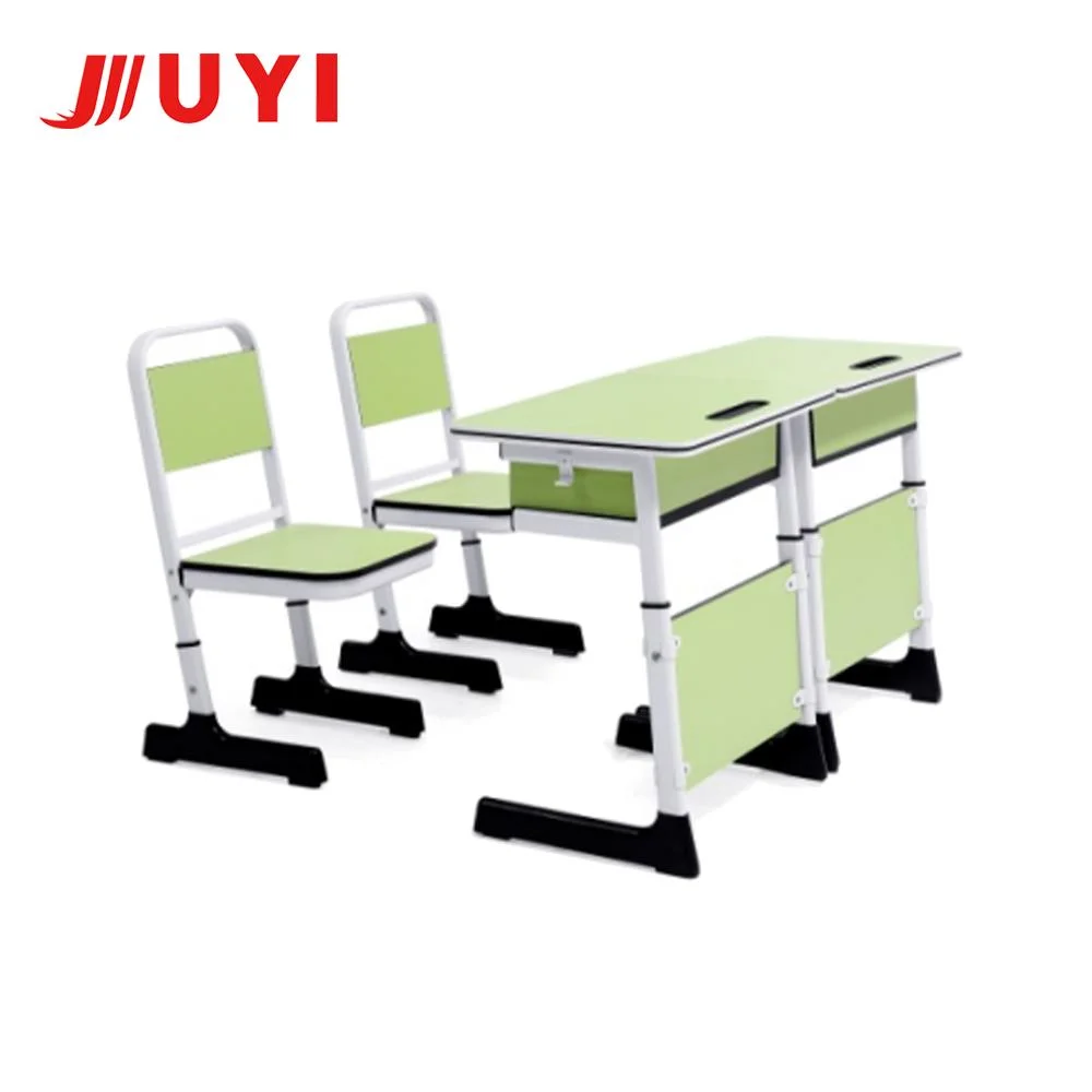 Height Adjustable School Furniture Single School Desk & Chair Classroom Furniture