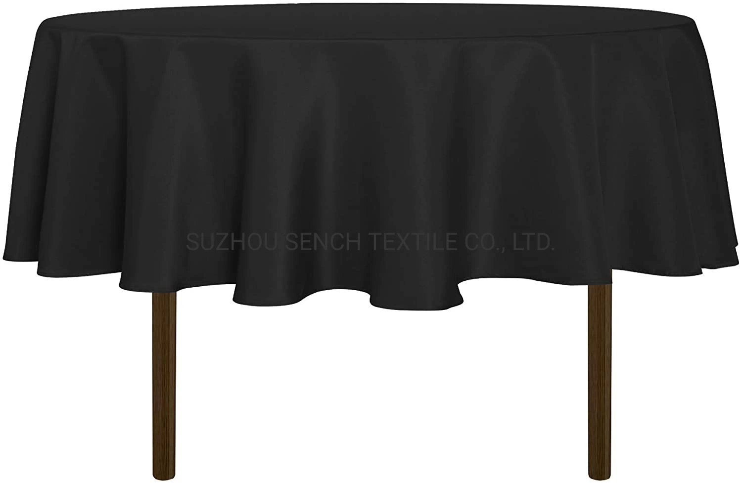 Round Tablecloth, Water Resistant Spill Proof Washable Polyester Table Cloth Decorative Fabric Table Cover for Dining Table, Buffet Parties and Camping