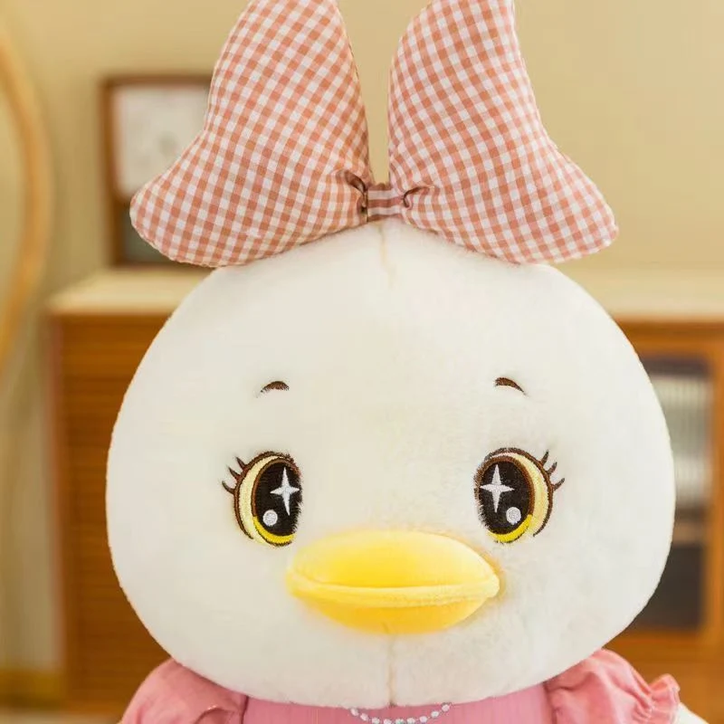 Cartoon Silly Cute Bow Beautiful Duck Plush Toy Doll Girl Sleeping Throw Pillow Doll Puppet