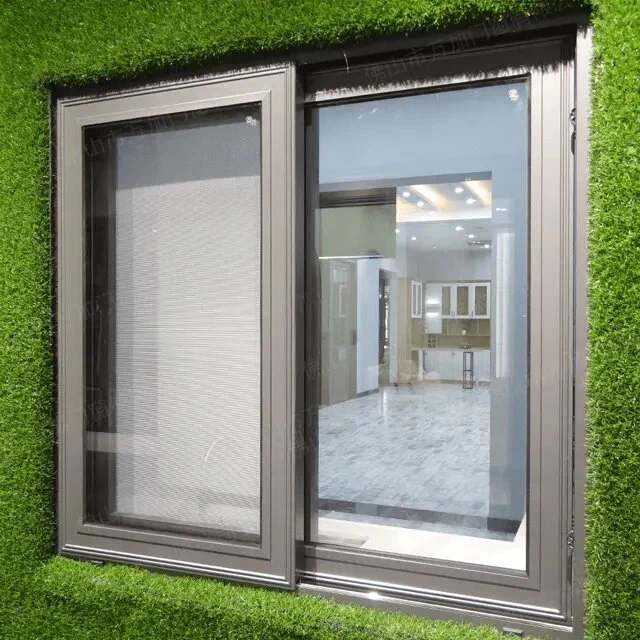 Plegable de aluminio plegable de cristal templado de Windows Windows Ventana plegable